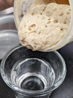 dough glass jar subject:object type:photograph water // 2000x2667 // 366KB